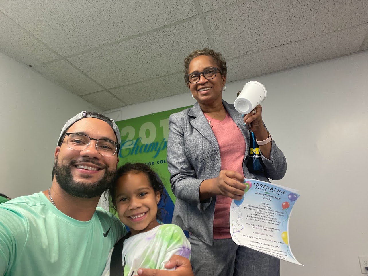 Felicia with family at graduation